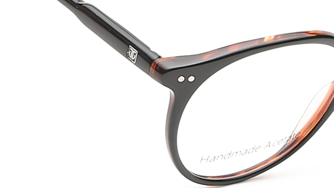 Round Rimmed Men Eyeglasses (TC1019MFP2SBKV|48)