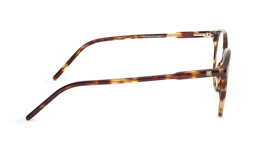 Round Rimmed Men Eyeglasses (TC1020MFP2MBRV|51)