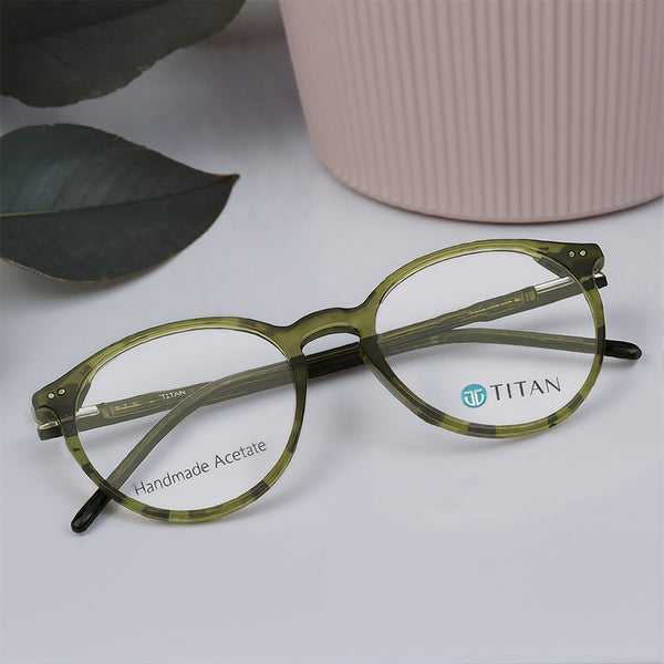 Round Rimmed Men Eyeglasses (TC1020MFP4MGRV|51)