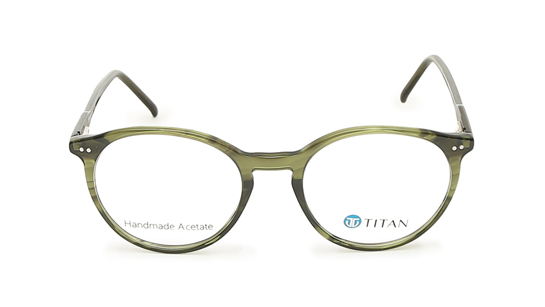 Round Rimmed Men Eyeglasses (TC1020MFP4MGRV|51)