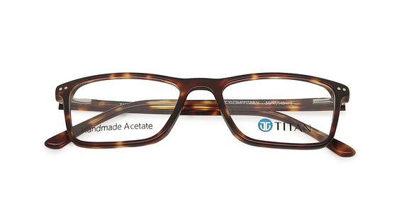 Rectangle Rimmed Men Eyeglasses (TC1023MFP1SBRV|50)