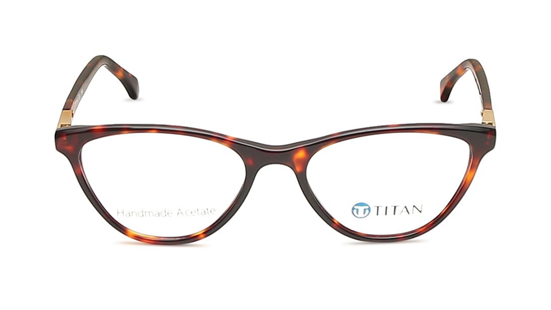 Brown Cateye Rimmed Eyeglasses  (TC1041WFP2LBRV|52)
