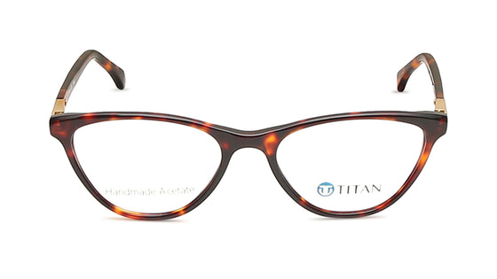 Brown Cateye Rimmed Eyeglasses  (TC1041WFP2LBRV|52)