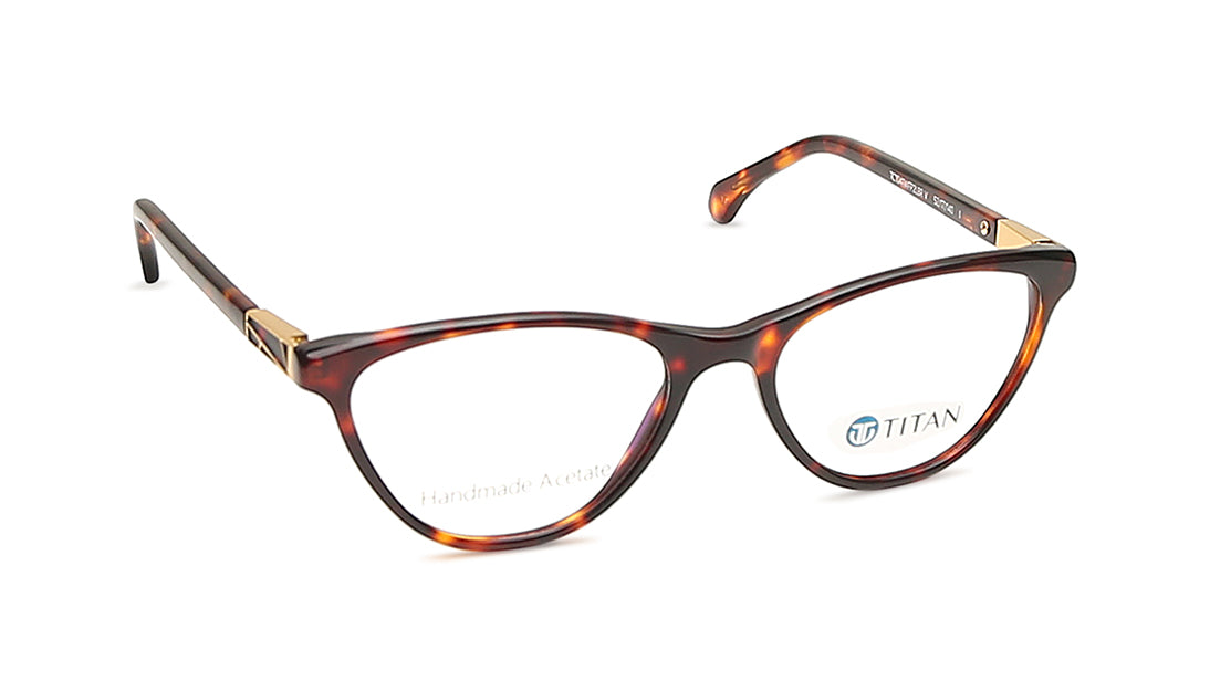 Brown Cateye Rimmed Eyeglasses  (TC1041WFP2LBRV|52)