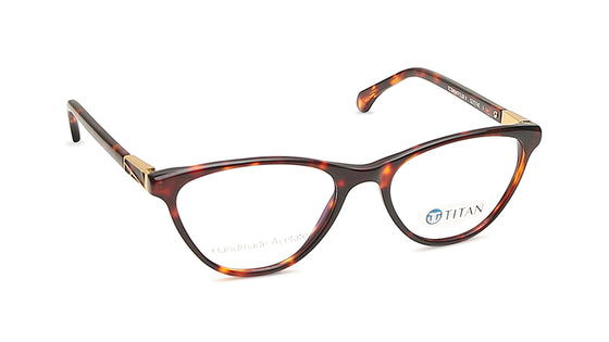 Brown Cateye Rimmed Eyeglasses  (TC1041WFP2LBRV|52)