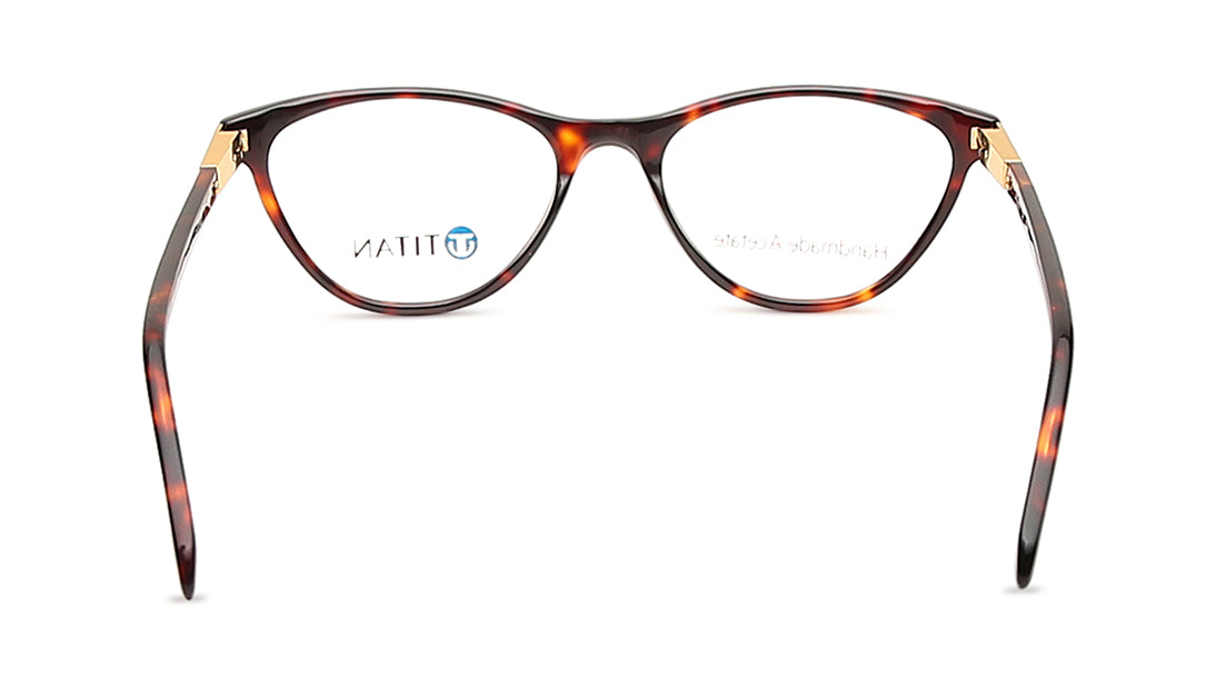 Brown Cateye Rimmed Eyeglasses  (TC1041WFP2LBRV|52)