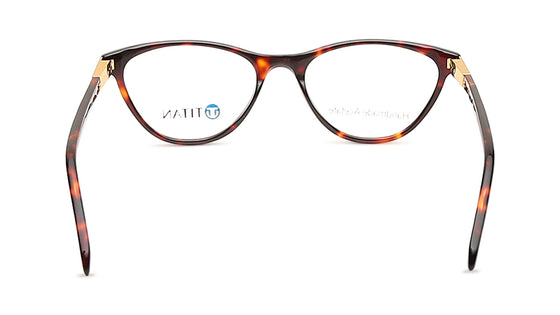 Brown Cateye Rimmed Eyeglasses  (TC1041WFP2LBRV|52)