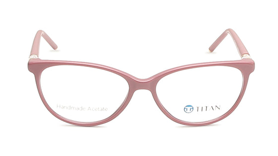 Pink Cateye Rimmed Eyeglasses  (TC1042WFP4LNUV|54)