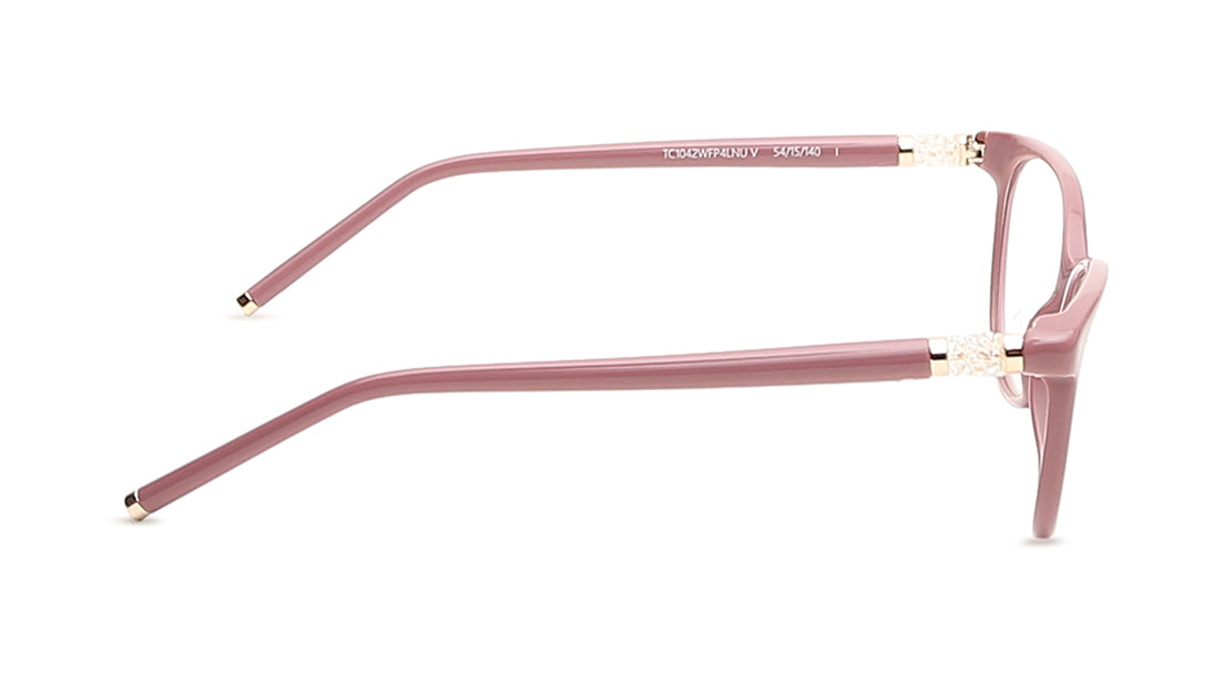 Pink Cateye Rimmed Eyeglasses  (TC1042WFP4LNUV|54)