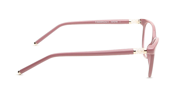 Pink Cateye Rimmed Eyeglasses  (TC1042WFP4LNUV|54)