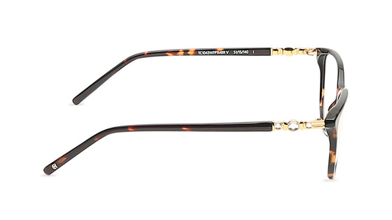 Brown Cateye Rimmed Eyeglasses  (TC1043WFP1MBRV|51)