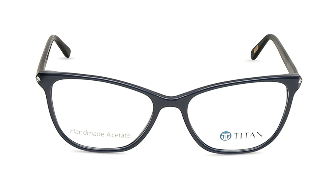 Blue Cateye Rimmed Eyeglasses  (TC1044WFP3LBLV|53)