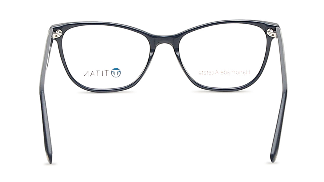 Blue Cateye Rimmed Eyeglasses  (TC1044WFP3LBLV|53)