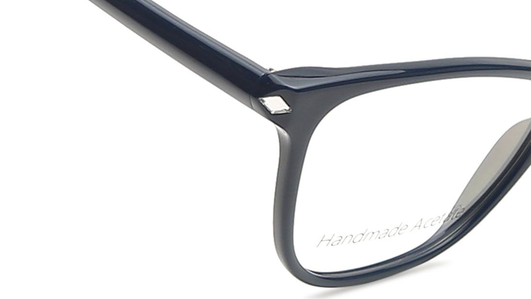 Blue Cateye Rimmed Eyeglasses  (TC1044WFP3LBLV|53)