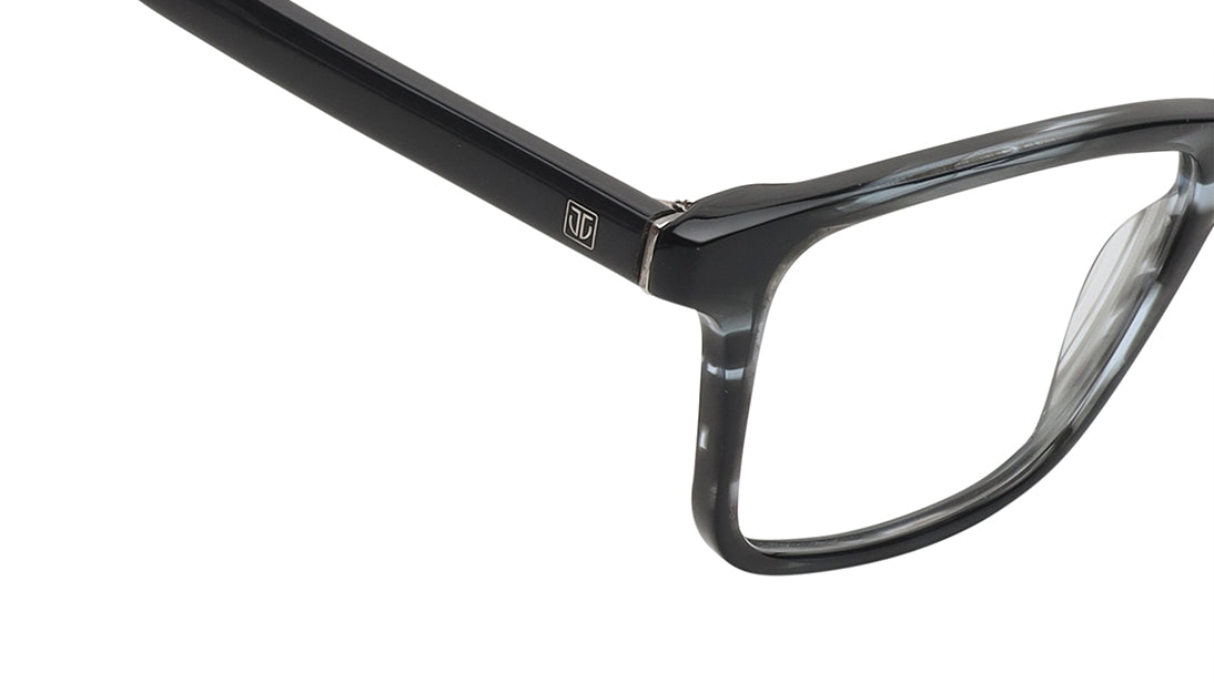Black Square Men Eyeglasses (TC1053MFP3SBLV|50)