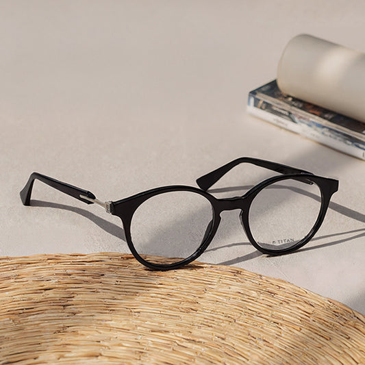 Black Round Women Eyeglasses (TC1059WFP1MBKV|51)