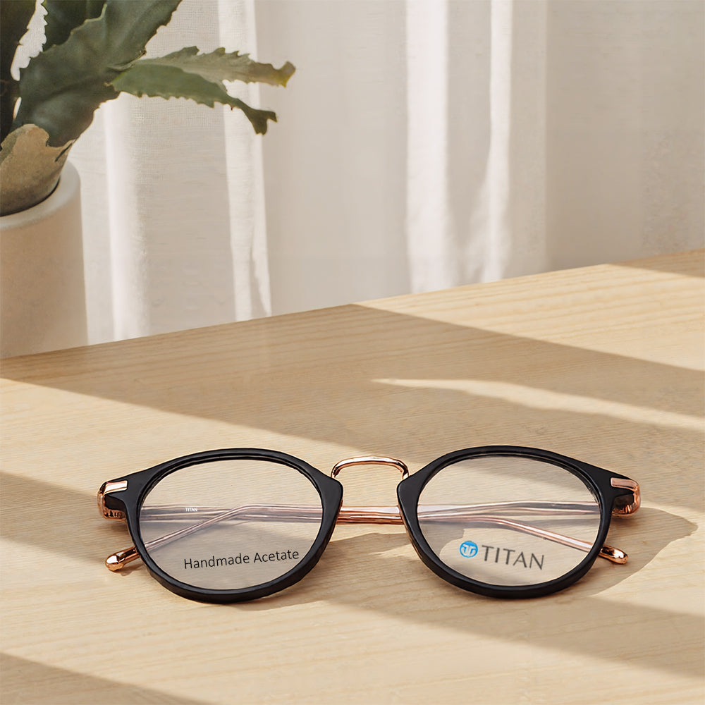 Blue Round Women Eyeglasses (TC1062WFP1MBLV|50)