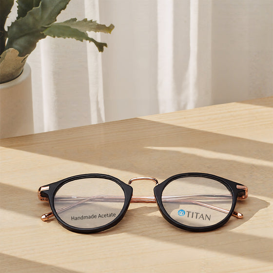 Blue Round Women Eyeglasses (TC1062WFP1MBLV|50)