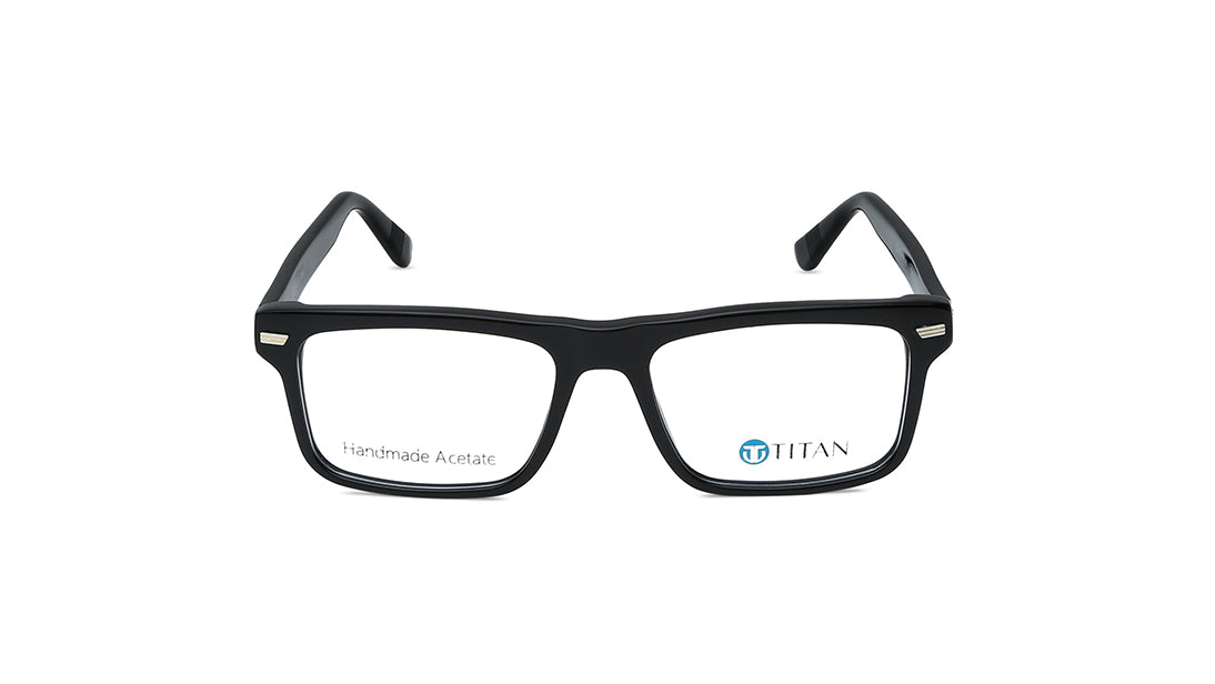 Black Rectangle Men Eyeglasses (TC1063MFP1MBKV|52)