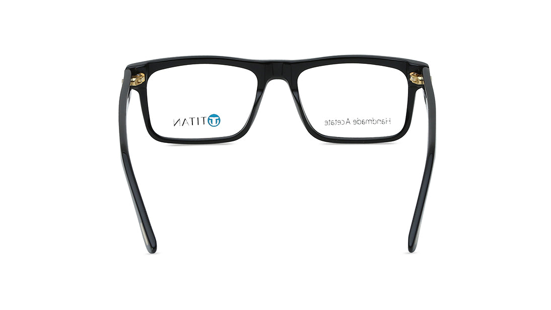 Black Rectangle Men Eyeglasses (TC1063MFP1MBKV|52)