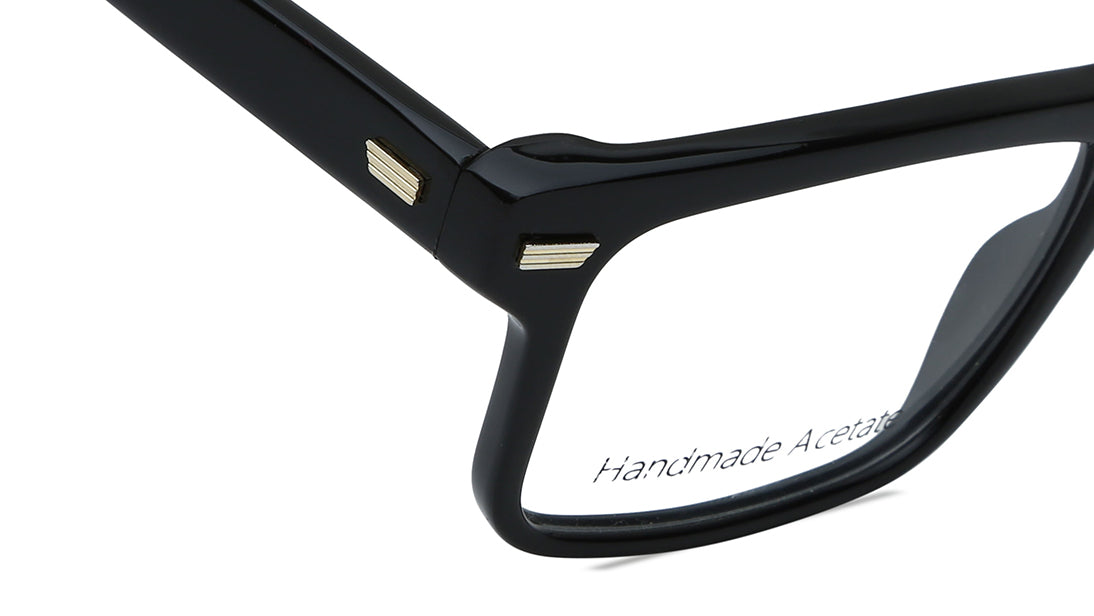 Black Rectangle Men Eyeglasses (TC1063MFP1MBKV|52)