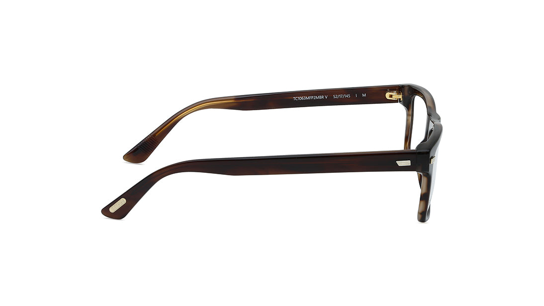 Brown Rectangle Men Eyeglasses (TC1063MFP2MBRV|52)
