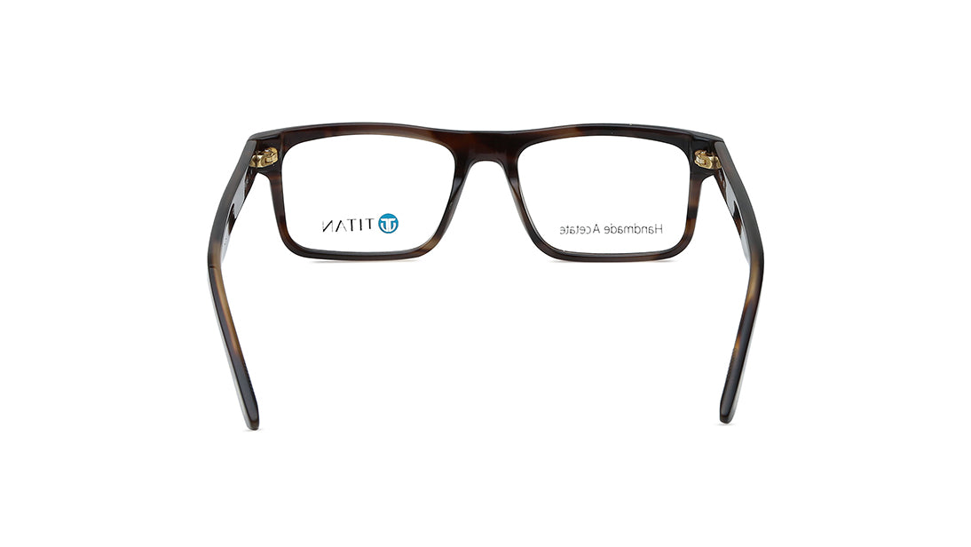 Brown Rectangle Men Eyeglasses (TC1063MFP2MBRV|52)