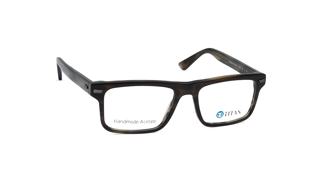 Green Rectangle Men Eyeglasses (TC1063MFP3MGNV|52)