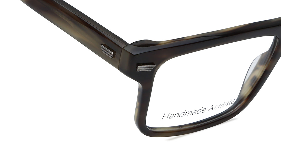 Green Rectangle Men Eyeglasses (TC1063MFP3MGNV|52)