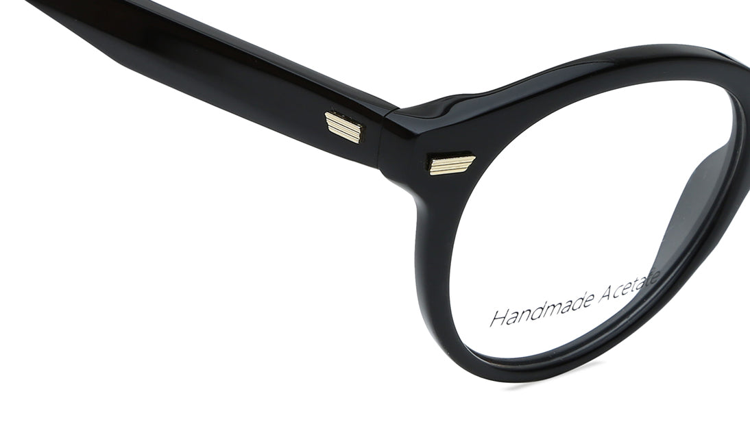 Black Round Men Eyeglasses (TC1065MFP1MBKV|52)