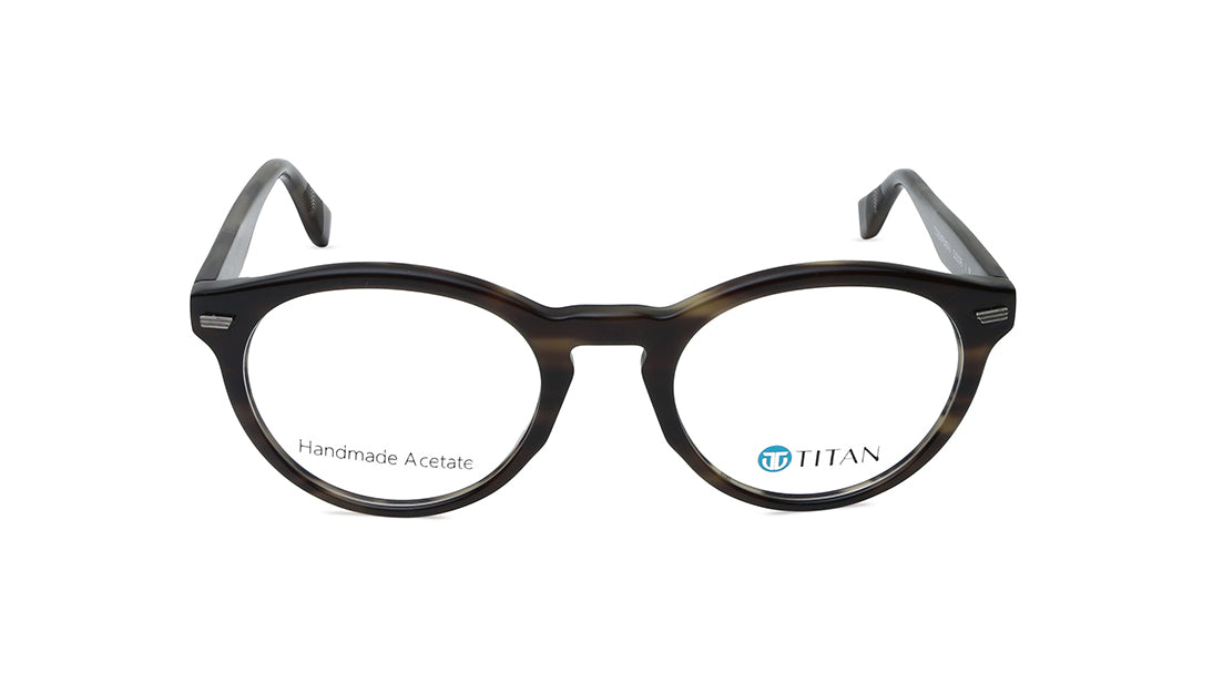 Green Round Men Eyeglasses (TC1065MFP3MGNV|52)