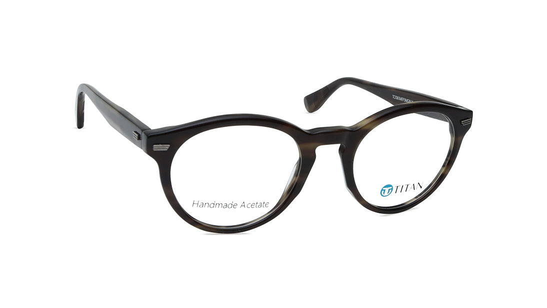 Green Round Men Eyeglasses (TC1065MFP3MGNV|52)