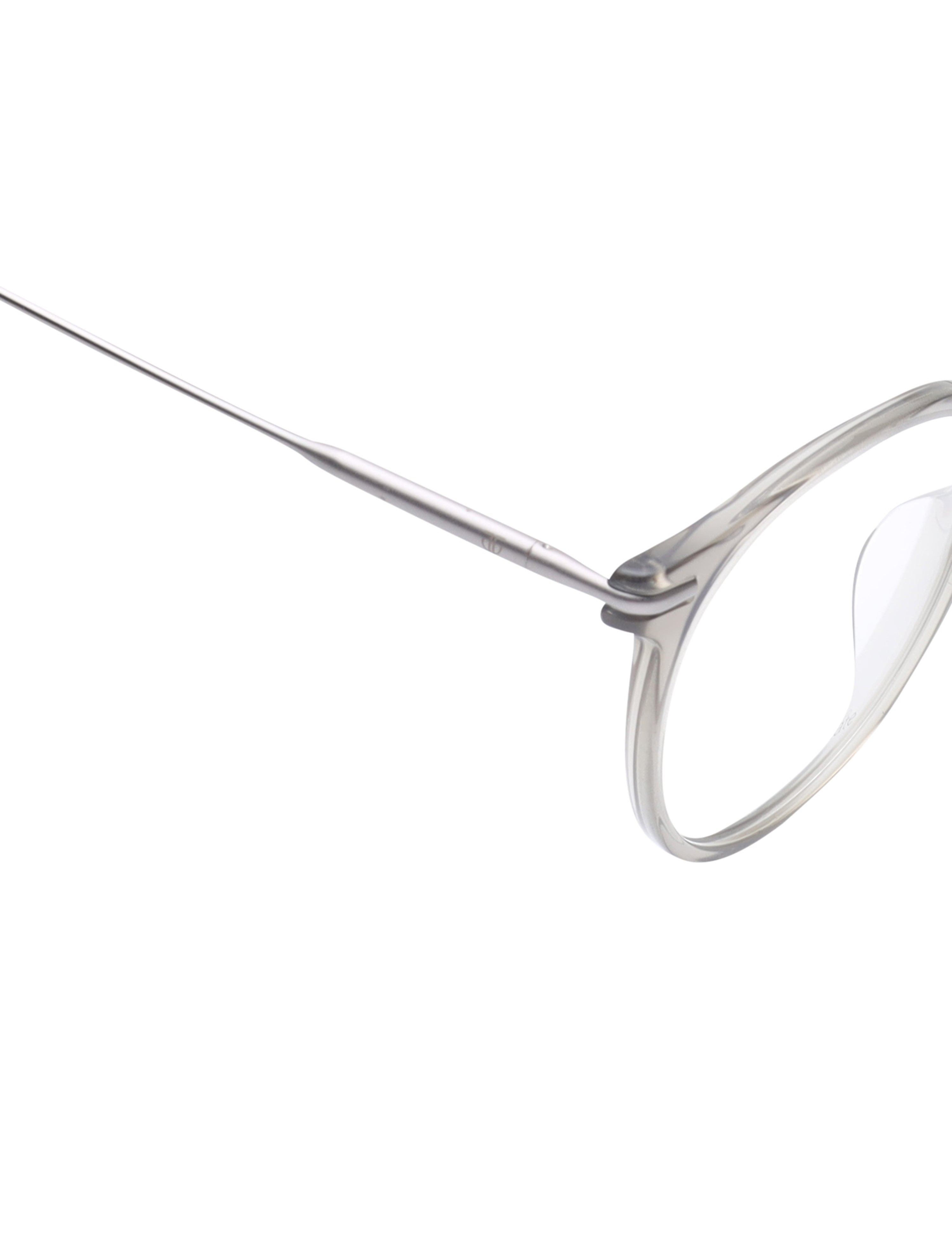 Grey Rimmed Unisex Eyeglasses (TC1074UFC4MGYV|53)