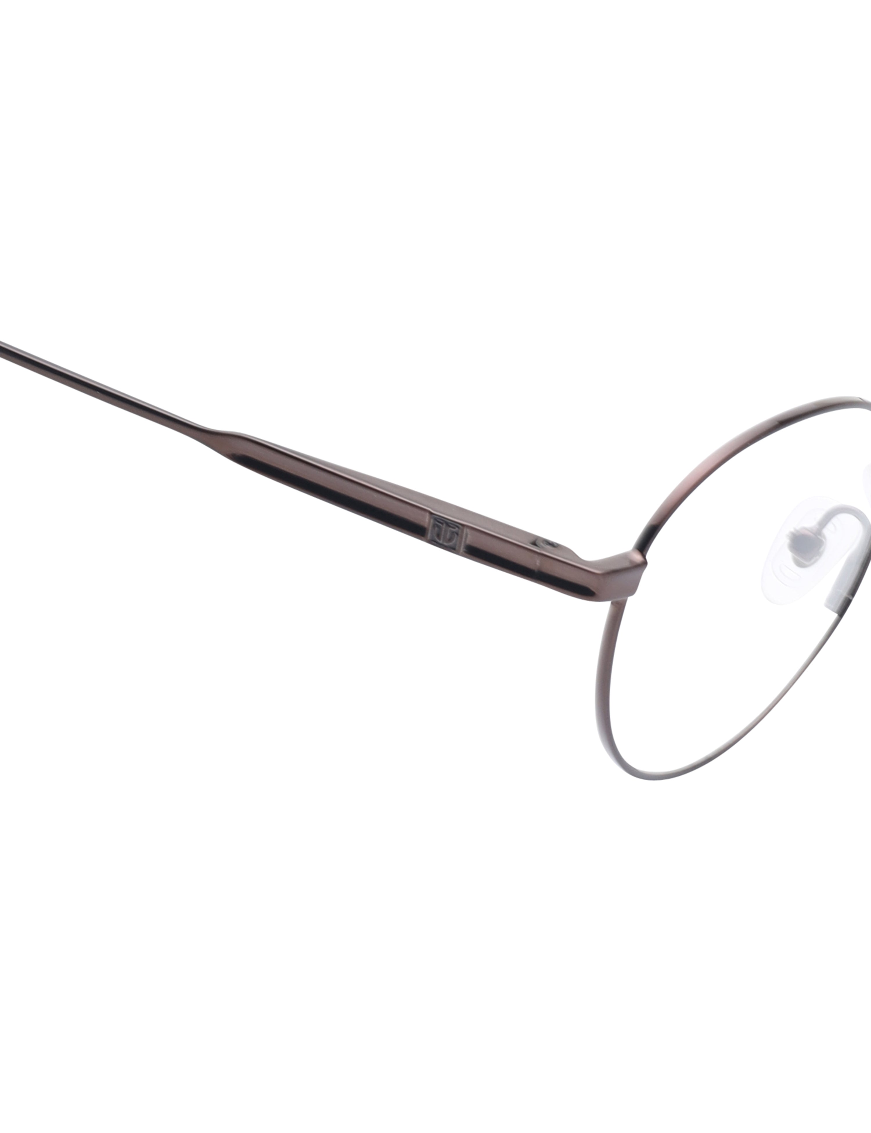 Brown Rimmed Unisex Eyeglasses
