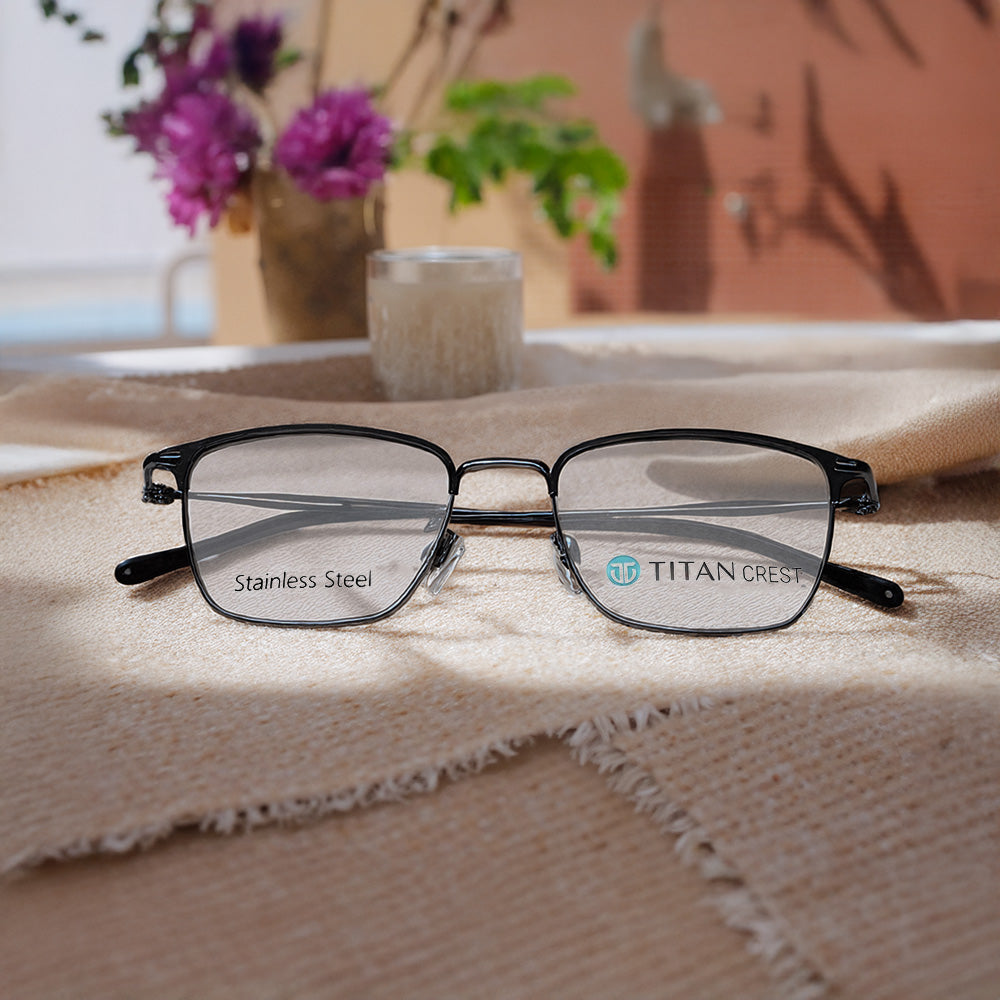 Black Rimmed Unisex Eyeglasses (TC1089UFM1MBLV|51)