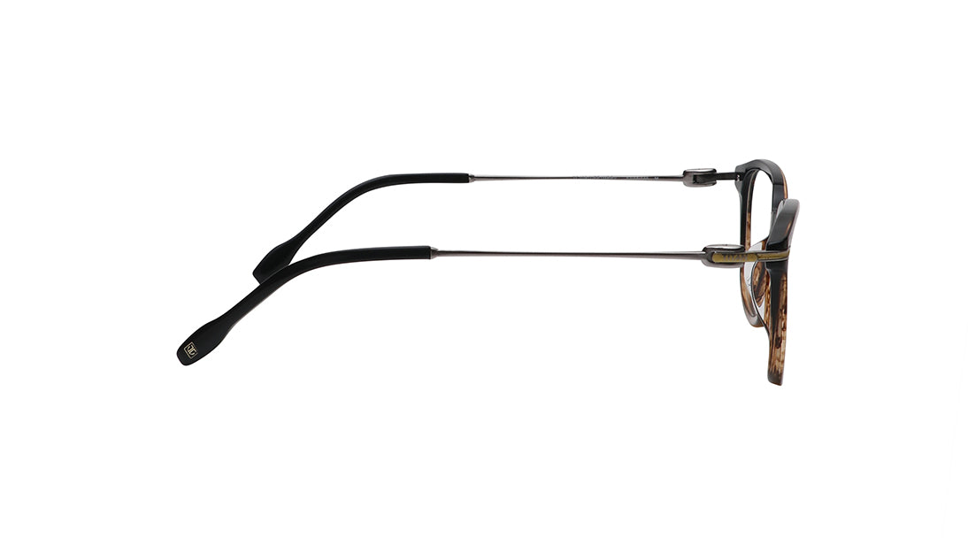 Square Rimmed Unisex Eyeglasses (TC1091UFP1MBRV|54)