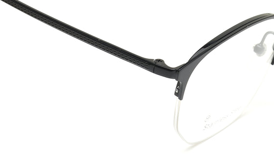 Black Semi-Rimmed Unisex Eyeglasses (TC1092UHM1MBLV|51)