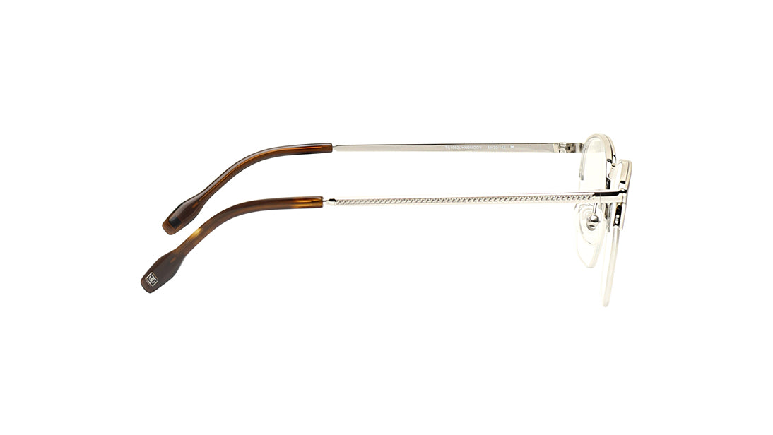 Black Semi-Rimmed Unisex Eyeglasses (TC1092UHM2MDGV|51)