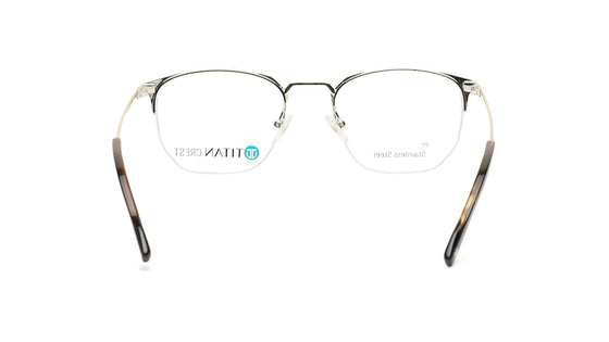 Black Semi-Rimmed Unisex Eyeglasses (TC1092UHM2MDGV|51)