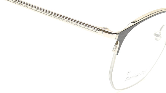 Black Semi-Rimmed Unisex Eyeglasses (TC1092UHM2MDGV|51)