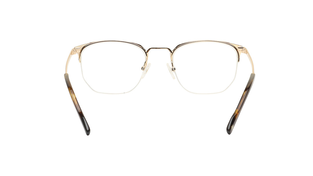 Black Semi-Rimmed Unisex Eyeglasses (TC1092UHM3MBKV|51)