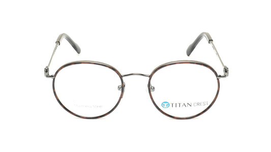 Brown Rimmed Unisex Eyeglasses (TC1093UFM1MDGV|50)