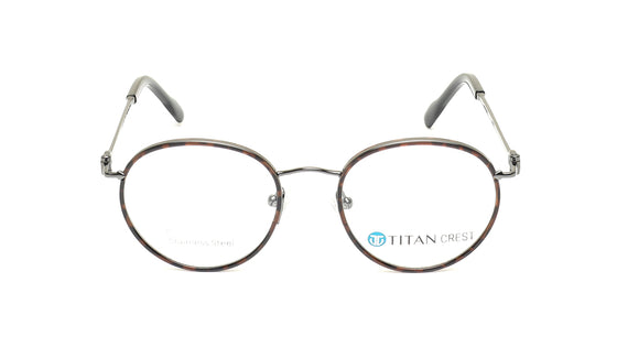 Brown Rimmed Unisex Eyeglasses (TC1093UFM1MDGV|50)