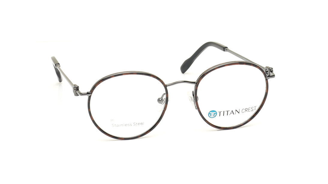 Brown Rimmed Unisex Eyeglasses (TC1093UFM1MDGV|50)