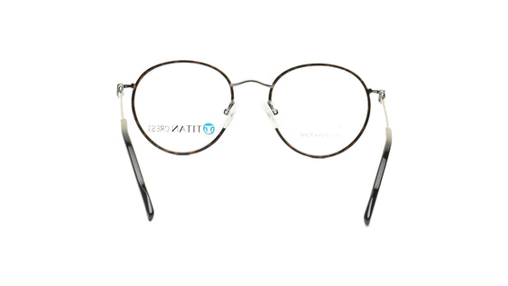 Brown Rimmed Unisex Eyeglasses (TC1093UFM1MDGV|50)