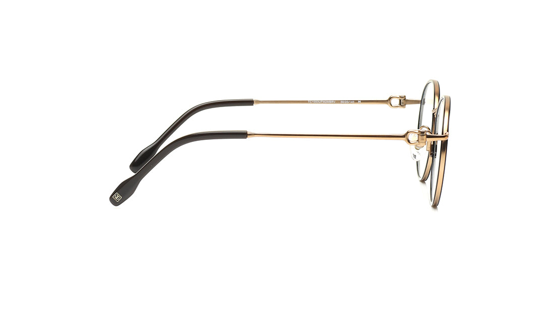 Black Rimmed Unisex Eyeglasses (TC1093UFM2MBRV|50)