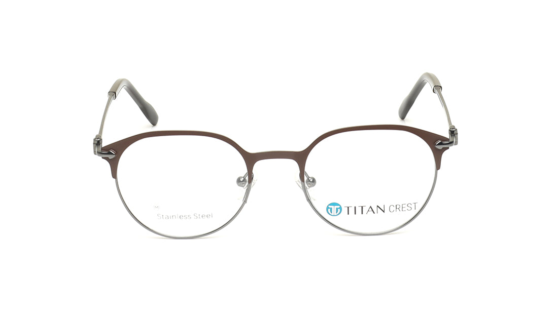Brown Rimmed Unisex Eyeglasses (TC1095UFM1MBRV|50)