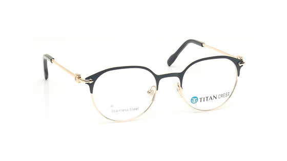 Black Rimmed Unisex Eyeglasses (TC1095UFM2MBLV|50)
