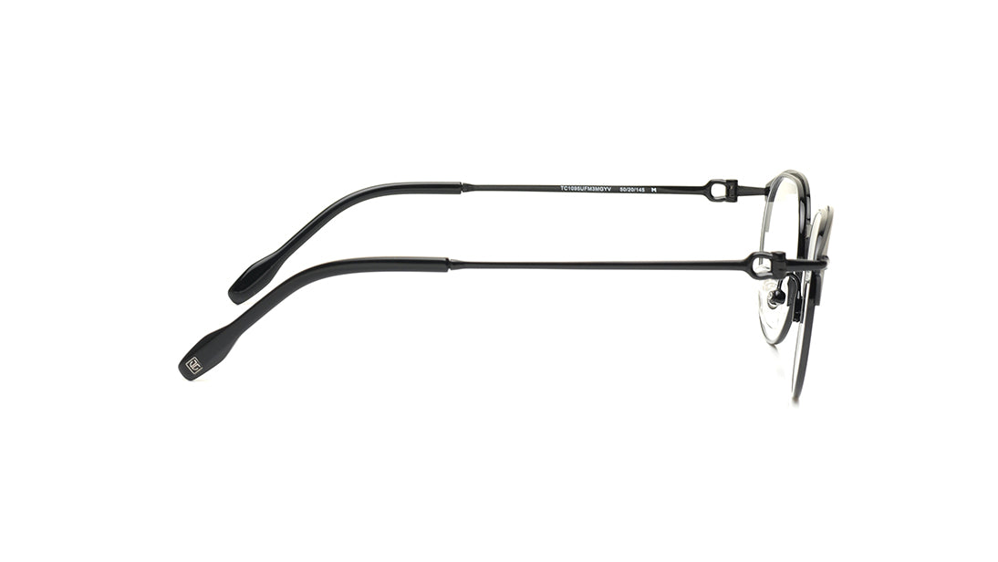 Black Rimmed Unisex Eyeglasses (TC1095UFM3MGYV|50)