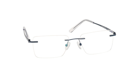 Square Rimless Unisex Eyeglasses (TC1096URM3MBLV|53)